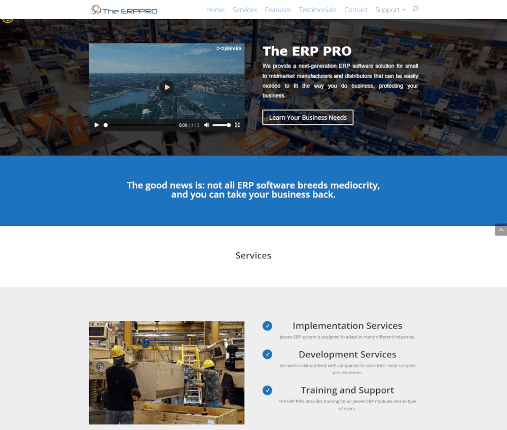 Website Portfolio 9 Theerppro website