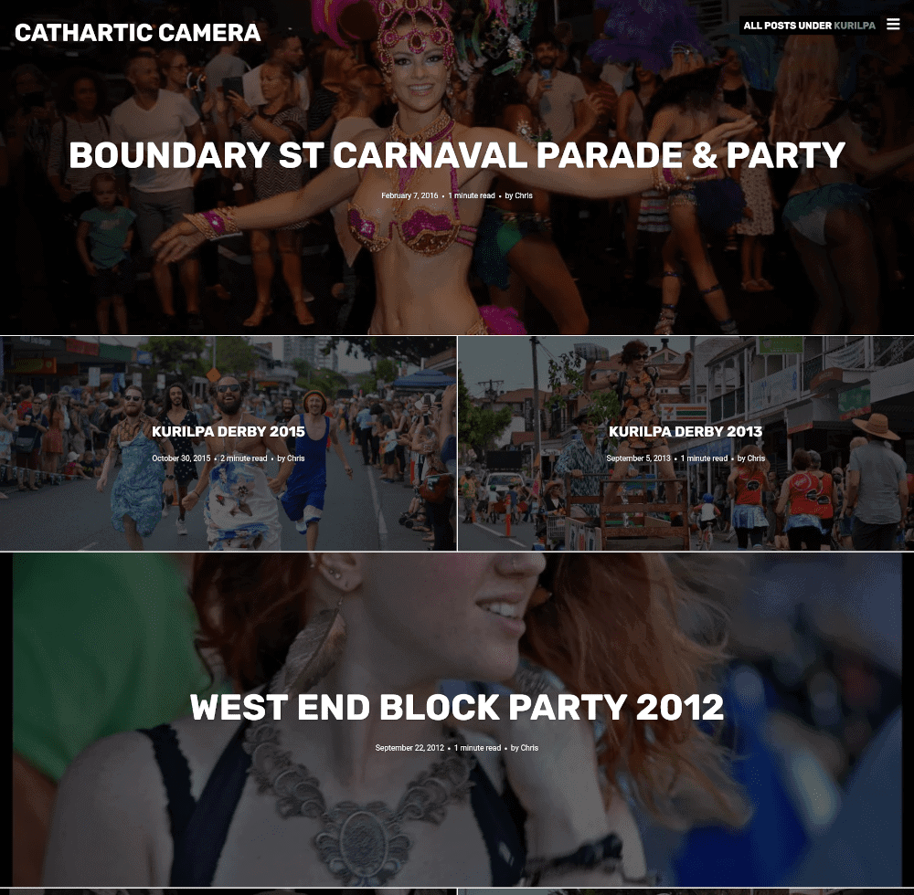 Website Portfolio 18 catharticcamera website