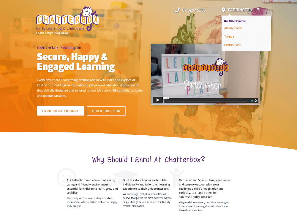 Website Portfolio 12 chatterbox website