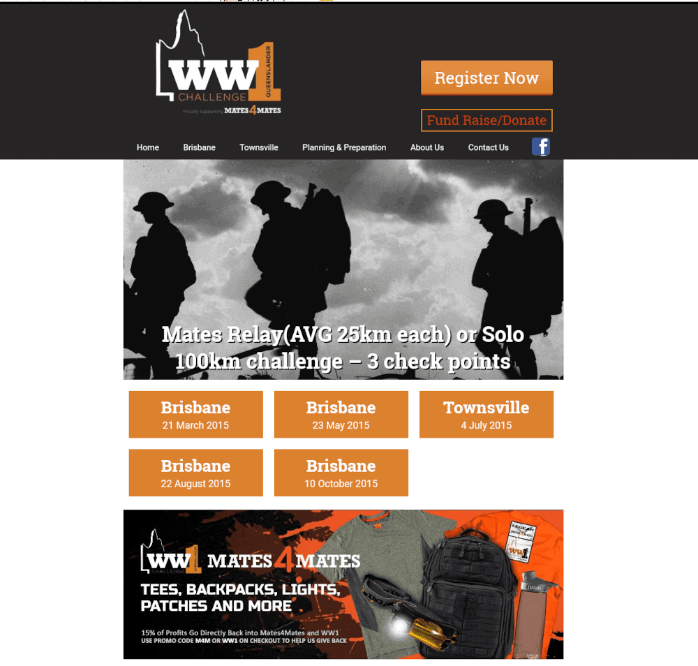 Website Portfolio 15 ww1 website